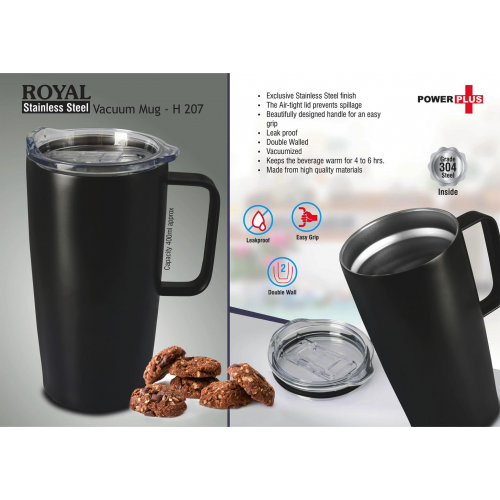 Royal Stainless Steel Vacuum mug Capacity 400ml - H207