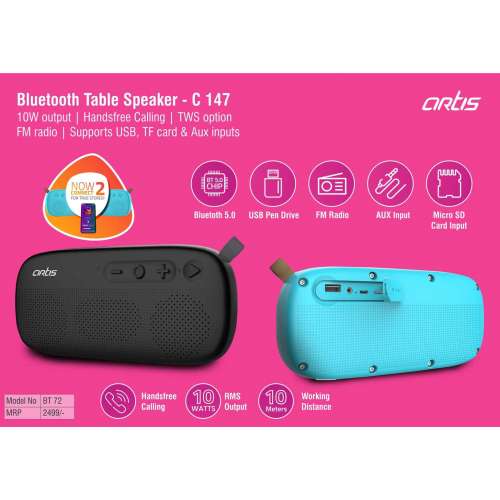 Artis Bluetooth Table speaker - C147