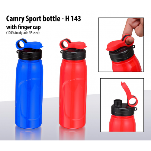 Camry Sport bottle with finger cap - H143
