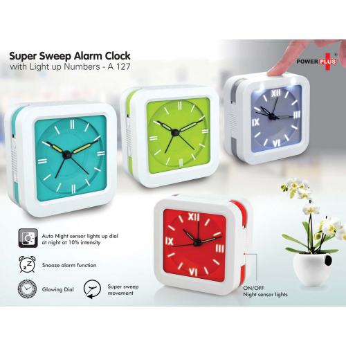 Super Sweep Alarm Clock With Light Up Numbers - A127