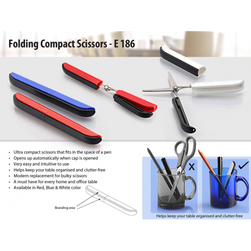 Folding Compact Scissors - E186