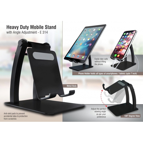 Heavy duty Mobile stand with angle adjustment - E314