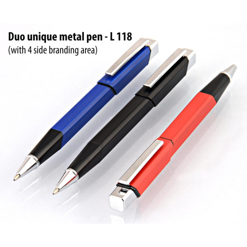 Duo unique metal pen - L118