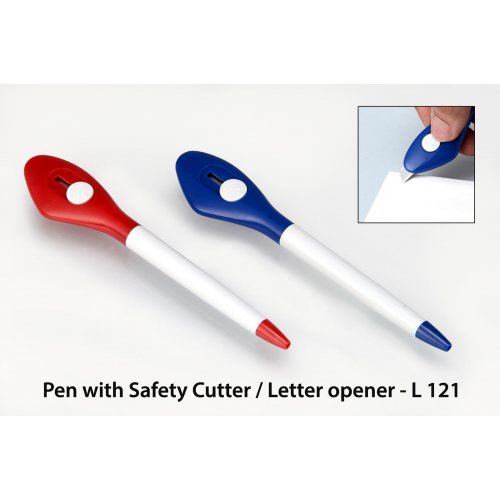 Pen with Safety Cutter / Letter opener - L121