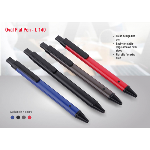 Oval flat pen - L140