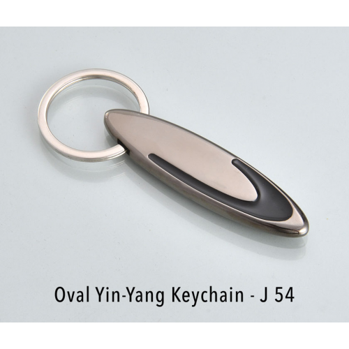 Oval yin-yang keychain - J54