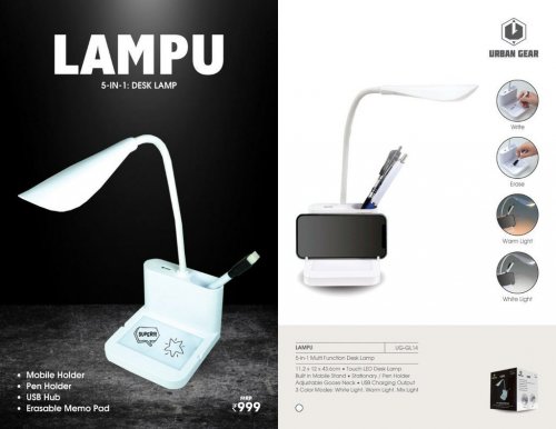 5-In-1 Desk Lampu - LAMPU - UG-GL14