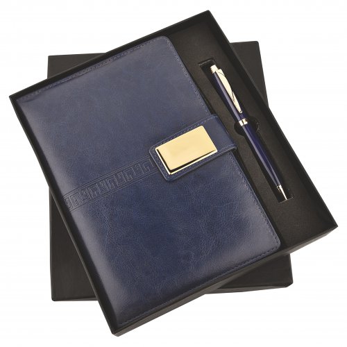 Blue Saffire Diary and Pen set