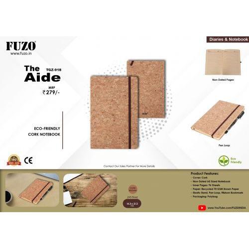 FUZO-The Aide - A5 Eco friendly cork notebook