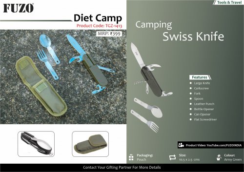 Fuzo Diet Camp Camping swiss knife