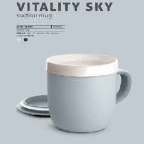 Artiart DRIN075 - Sky Ceramic Suction Mug(260ml)
