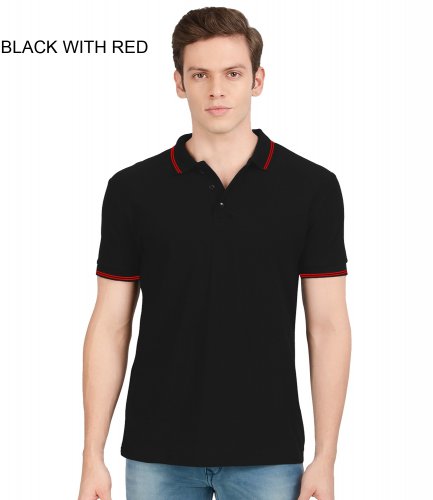AWG Green Polo Black with Red tip