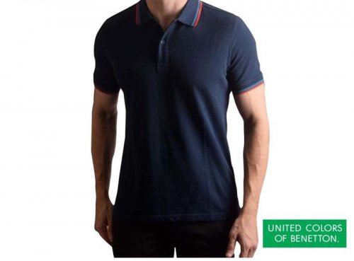 United colors of benetton Navy with Red and Blue tipping