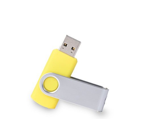 Yellow Swivel USB Pendrive CSS501
