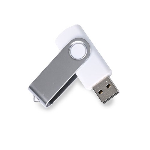 White Swivel USB Pendrive CSS501