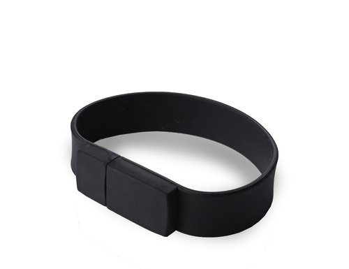Black Wrist Band USB Pendrive CSB601