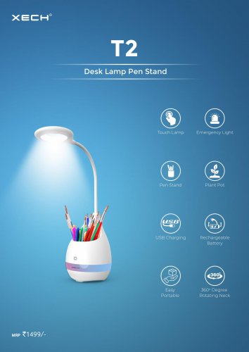 XECH T2 Desk Lamp Pen Stand
