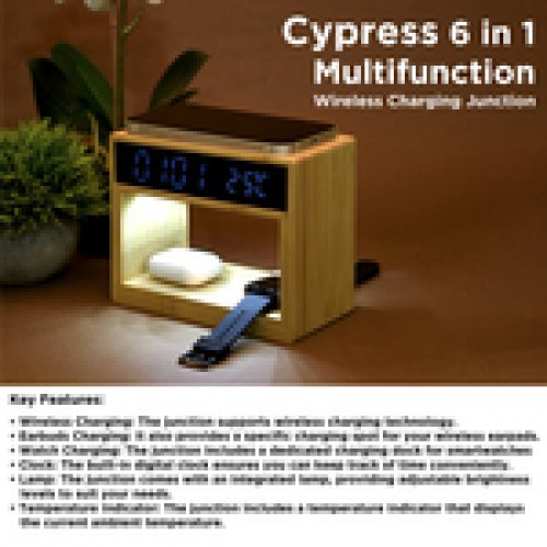 Cypress 6 in 1 Multifunction Wireless Charging Junction WAJ9060