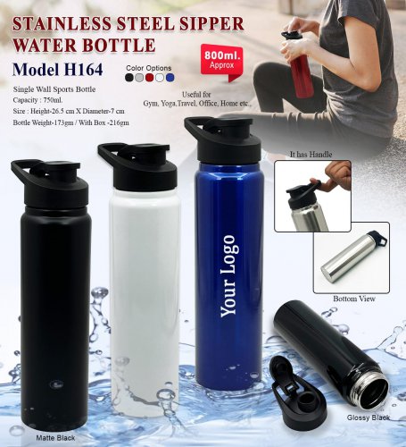 Steel Water Bottle H-164 800 ml