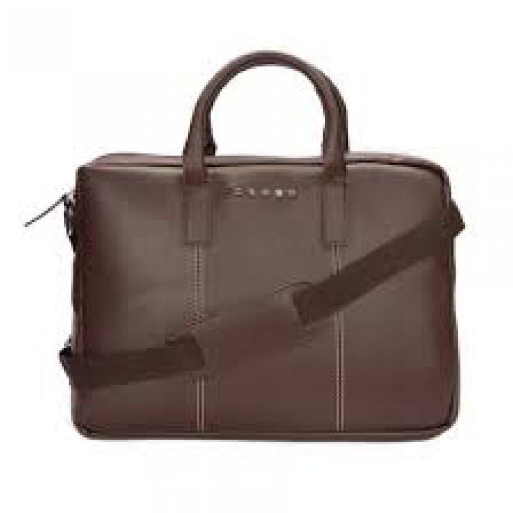 Cross Croco Classy Briefcase-Brown