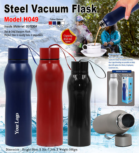 Steel Water Bottle 750 ml H-049