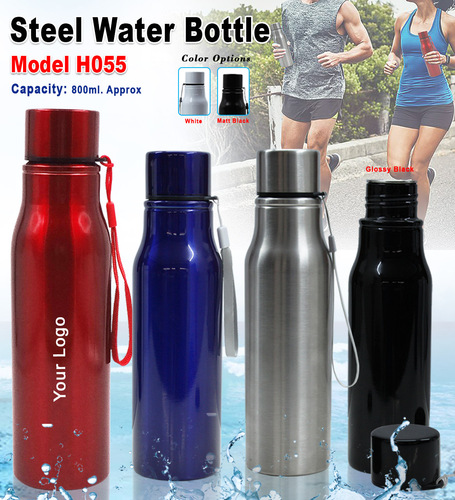 Steel Water Bottle 800 ml H-055