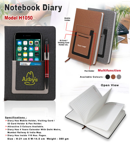Multifunction Notebook Diary H-1050