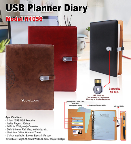 USB Planner Diary(16GB) H-1056