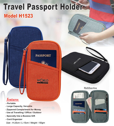 Multifunction Travel Passport Holder H-1523