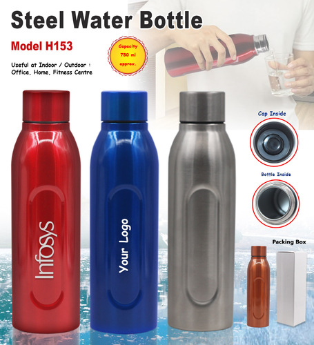 Steel Water Bottle 790 ml H-153