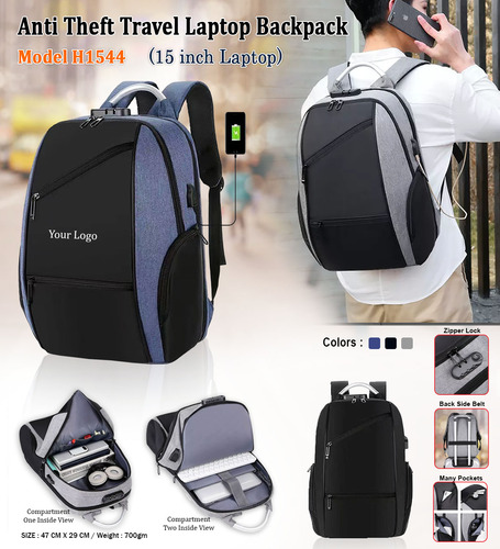 Anti Theft Laptop Backpack H-1544