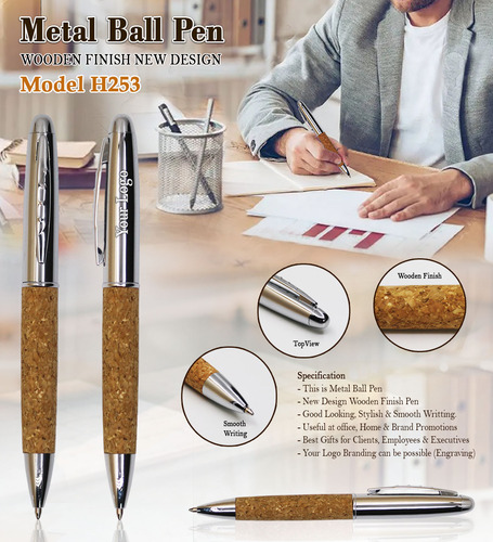 wooden Metal Ball Pen H-253