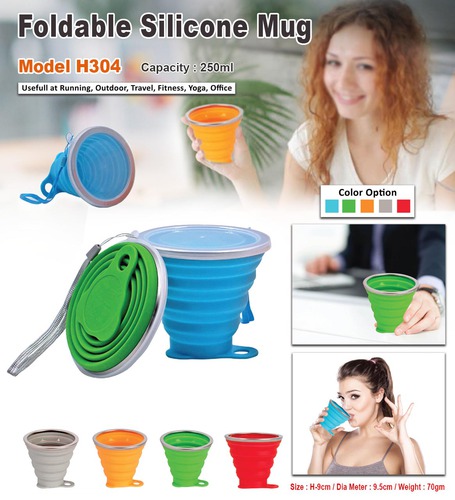 Foldable Silicone Water Glass H-304