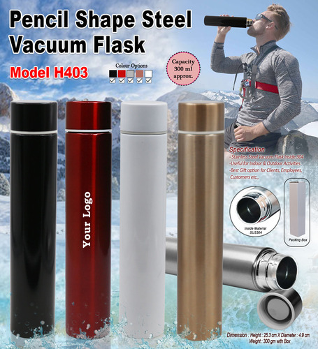 Pencil Shape Hot and Cold Flask H-403