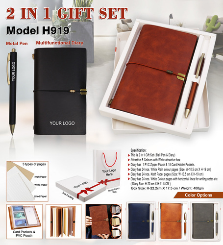 Gift Set (Diary & Pen)H-919