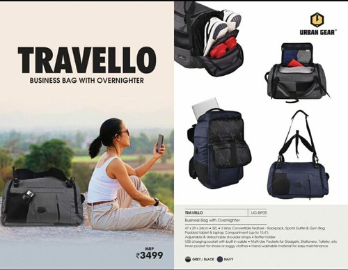 Business Bag With Overnighter - TRAVELLO - UG-BP05