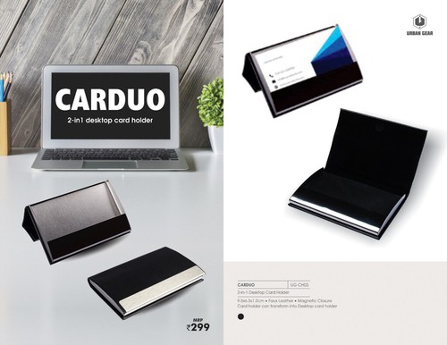 2-In-1 Desktop Card Holder - CARDUO - UG-CH03