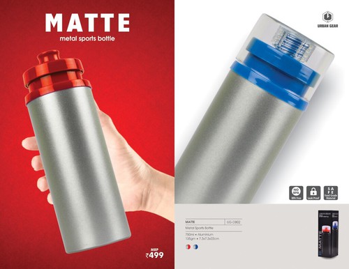 Metal Sports Bottle - MATTE - UG-DB02
