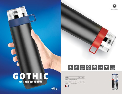 Stainless Steel Hot & Cold Bottle - GOTHIC - UG-DB39