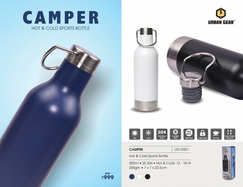 Hot & Cold Sports Bottle - CAMPER - UG-DB51