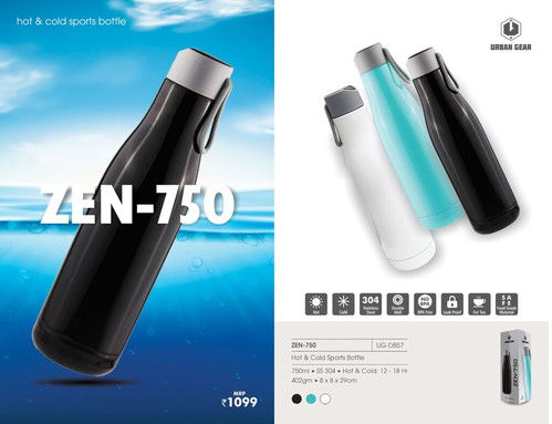 Hot & Cold Sports Bottle - ZEN 750ML - UG-DB57