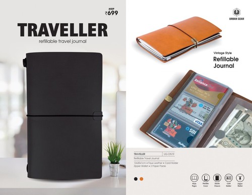 Refillable Travel Journal - TRAVELLER - UG-ON19