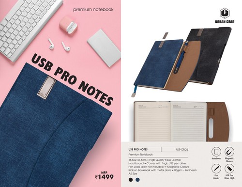 Premium Notebooks - USB PRO NOTES - UG-ON26
