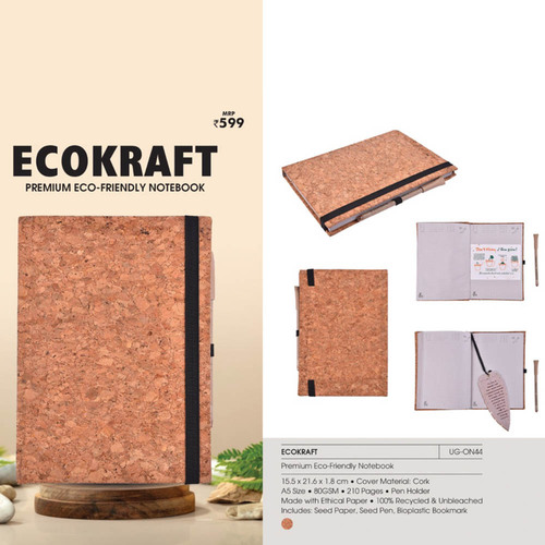 ECOKRAFT - Eco Friendly Notebook - UG-ON44