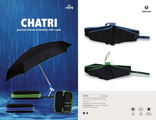 Pocket Travel Umbrella With Case - CHATRI - UG-UM01